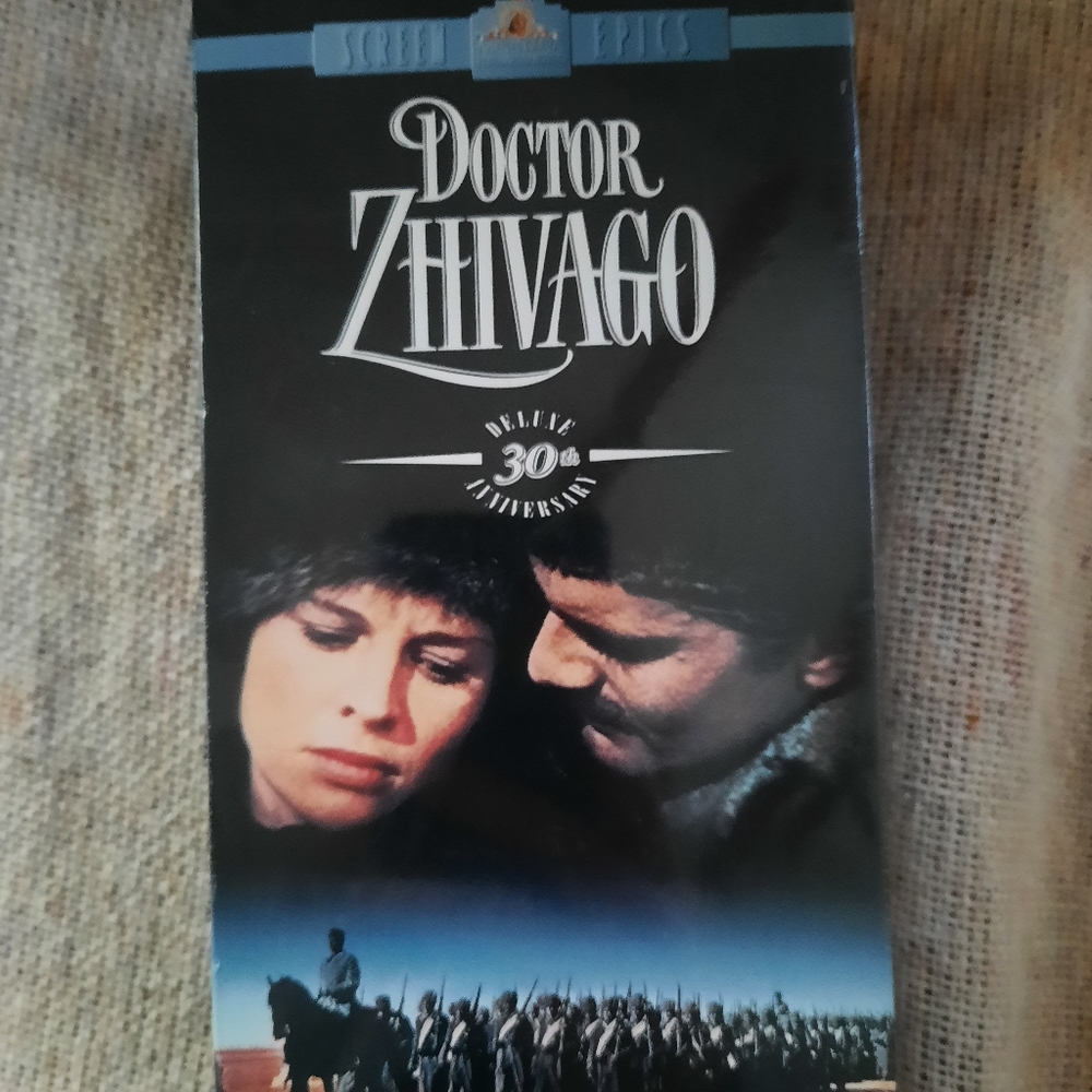 Doctor Zhivago. Full movie set VHS. New in package  Never opened. Rare!!